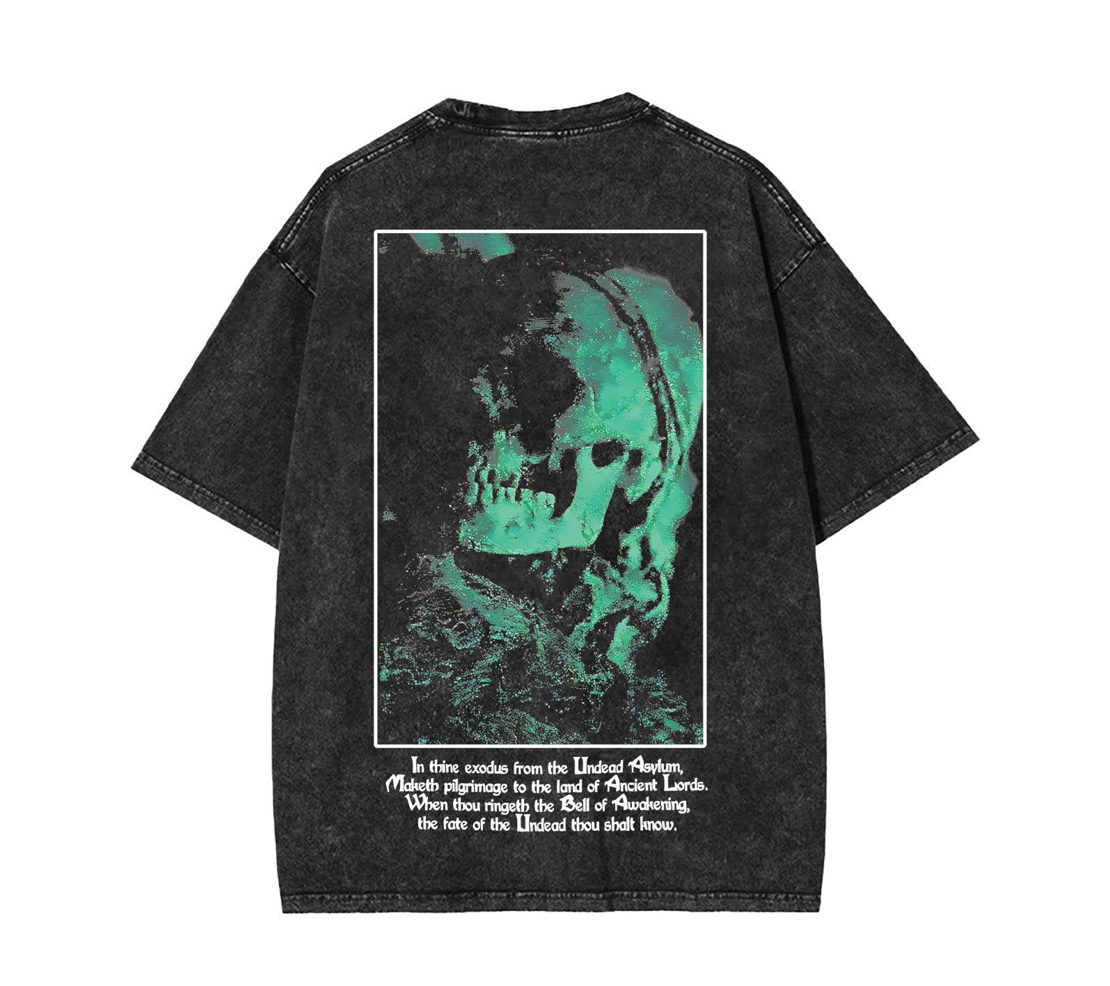 Dark Souls Knight Artorias the Abysswalker Acid Washed Lightweight Cotton T-Shirt [TPR] - Image 3